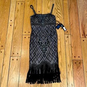 Sue Wong Beaded Dress sz 4